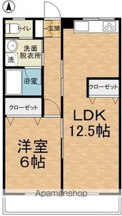 ハイツ21【2階】の間取り