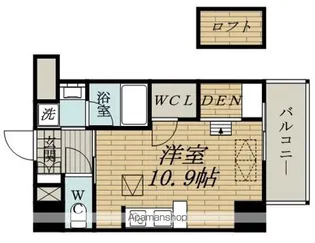 DOLCE VITA 新大阪【501号室】の間取り