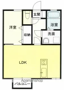 アヴァーンス【201号室】の間取り