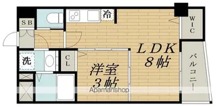 SEST 新大阪【910号室】の間取り