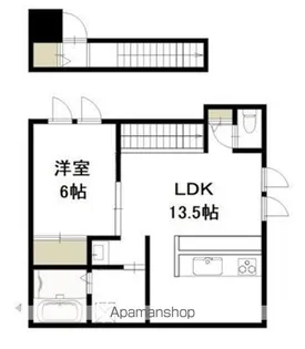 ラフィネ・フルール【2階】の間取り