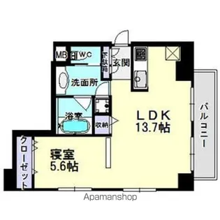 COLLECTION名駅II(コレクション名駅2)【8階】の間取り
