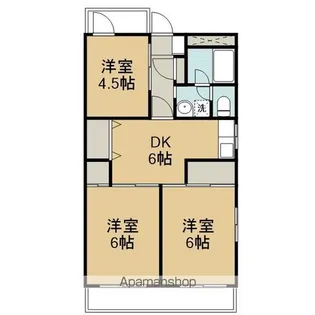 T’S GARDEN行徳Ⅱ【4階】の間取り