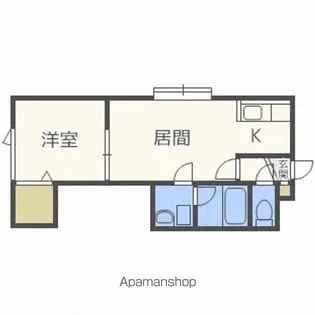 メゾンドアンⅡ【206号室】の間取り