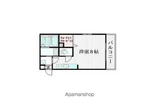 レジデンス東中野【1階】の間取り