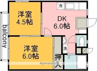 Kハイツ【1階】の間取り