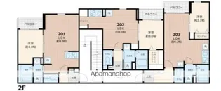 グランディール千葉新宿【2階】の間取り