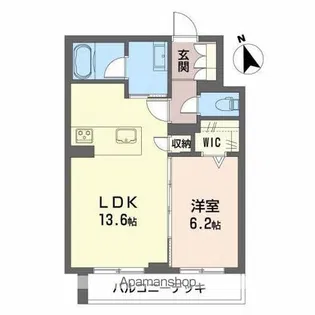 シャーメゾン本郷【1階】の間取り