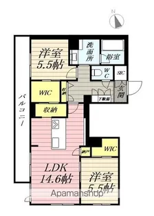 サンシャインSTN【2階】の間取り