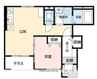 ステーション1【101号室】の間取り