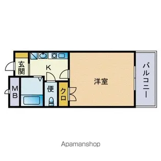 サン舞鶴【3階】の間取り