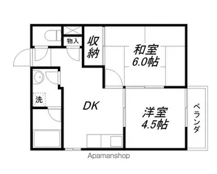鈴木マンション【4-1号室】の間取り