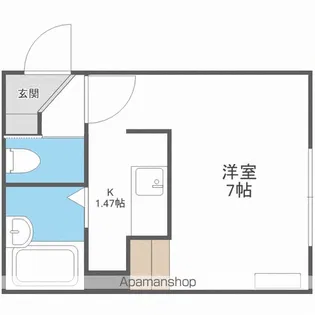 マンサーナ美園【3階】の間取り