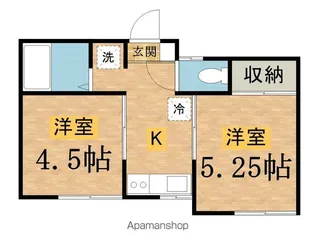 リバーパーク【2階】の間取り
