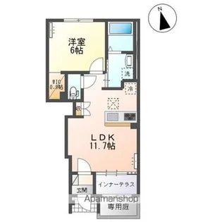 フォレストあずら【1階】の間取り