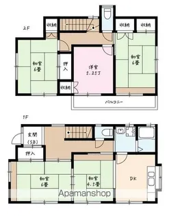 東京都青梅市二俣尾2丁目【一戸建】の間取り