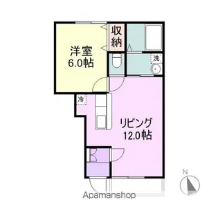 フォレットフォンティーヌ【1階】の間取り
