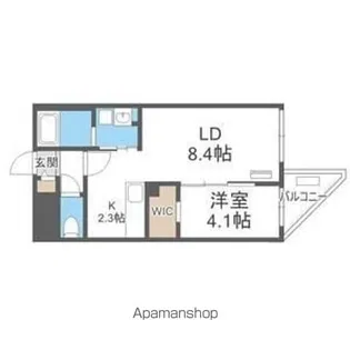 GRAND PLUS N23【3階】の間取り