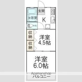 生野ハイム【1階】の間取り