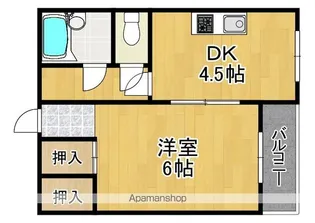 ヴェルドミール堺【3階】の間取り