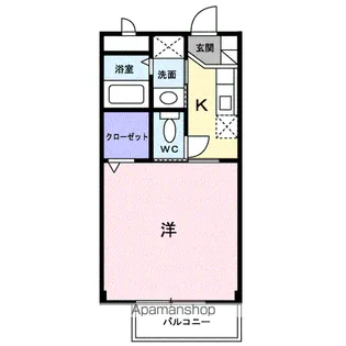 グレンツェン シャロッセ【1階】の間取り