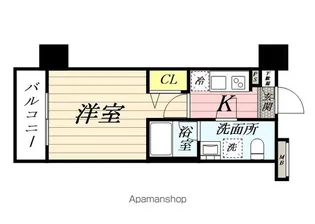 神奈川県横浜市鶴見区佃野町【マンション】の間取り