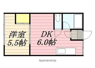 シティハイムハーモニーA【103号室】の間取り