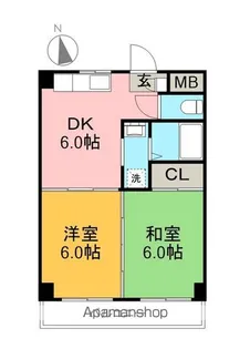 雷門ビル【3階】の間取り