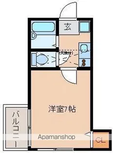 リテラ平尾イースト【101号室】の間取り