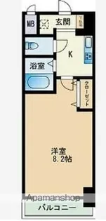 シャインシティ百道【604号室】の間取り