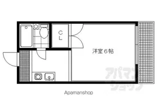 グリーンハイツ田島【105号室】の間取り