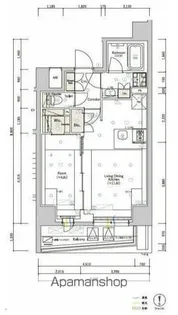SYFORME SUMIYOSHI Ⅲ【7階】の間取り