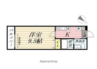 QUIET CRAB HOUSE マニータ【2階】の間取り