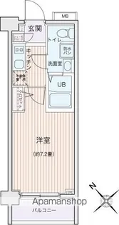 エコロジー都立大学レジデンス【2階】の間取り