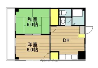 エムアールハイツ【101号室】の間取り