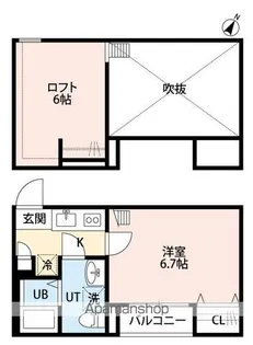 千葉県千葉市中央区寒川町3丁目【アパート】の間取り