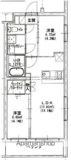 EKSA・STACIO【4階】の間取り