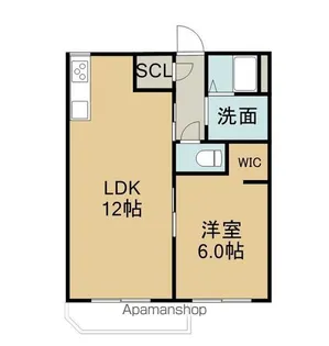 パークタウンSATOA棟【101号室】の間取り