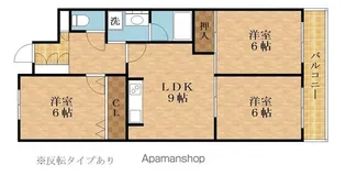 シャトー・レイク・ルイーズ【603号室】の間取り