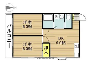 埼玉県戸田市上戸田4丁目【マンション】の間取り
