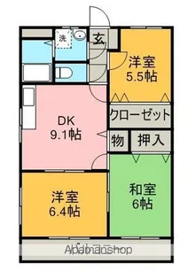 アロム藤【203号室】の間取り