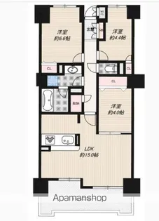 アマックス横浜【906号室】の間取り