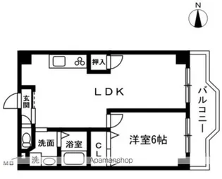 ハイツグランドール【3階】の間取り