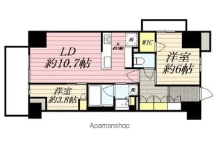 東京都台東区入谷2丁目【マンション】の間取り