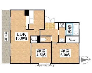 プチメゾン【101号室】の間取り