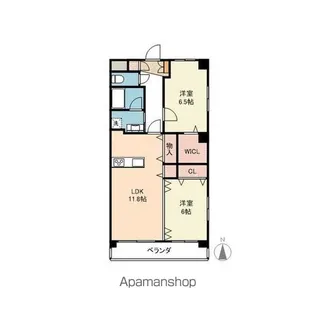 ノイエスレーベン本郷【2階】の間取り