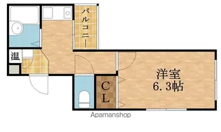 ノーベルコート【202号室】の間取り