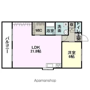 アペックスライフ千場一番館【2階】の間取り