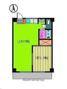 来住フラット【205号室】の間取り