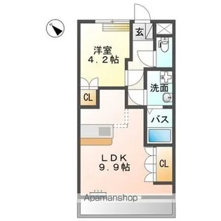 ヴェルジュ【2階】の間取り